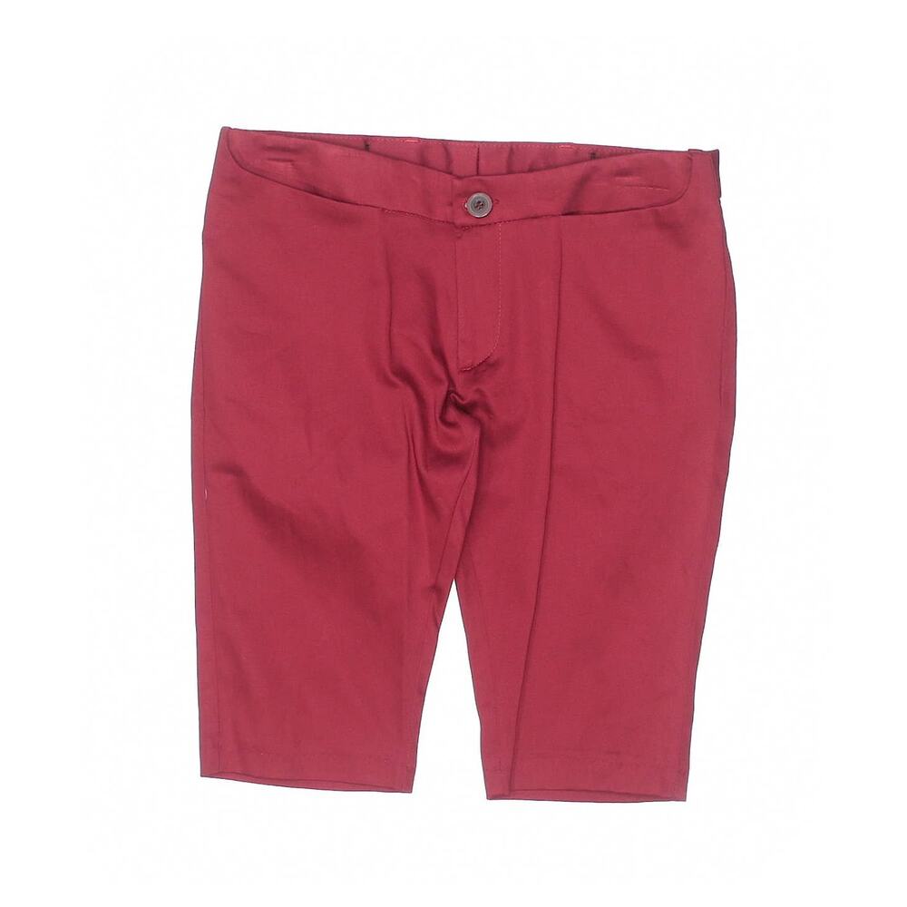 NWT! Nove Burgundy Red Cotton Khaki Shorts w/ Adjustable Waist Size 8 Boy